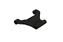 A black ARRMA wheelie bar spring brace spare part shown from a high angle against a white background.