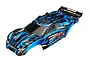 Traxxas Rustler 4X4 Brushed Blue Painted Body Shell 6718X