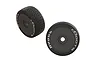 ARRMA 3.3" Belted 42/100 (White) dBoots Hoons Tyres on Black Aero Rims - Glued Wheels 2Pcs ARA550063