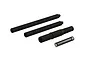 ARRMA Centre Slider Drive Shaft Set parts including three black plastic shafts and one metal coil spring.