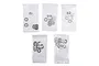 Five small plastic bags containing stainless steel washer shims of varying thicknesses labeled 0.1, 0.15, 0.2, 0.25, and 0.3mm.