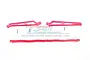 GPM Red Aluminium ARRMA Talion Centre Chassis Brace Kit 3Pc MAT2516FR-R