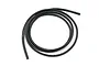 A coil of black 13AWG silicone wire from Yeah Racing on a white background.