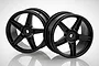HSP 2.3" Black Rear Buggy Rims 2Pcs 06024