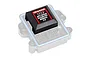 Traxxas TQi GPS Speed Telemetry Module 2.0 mounted on a black receiver box base.
