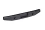 A black Traxxas TRX-4 wide rear bumper for RC vehicles, shown from a front-facing angle against a white background.