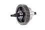Traxxas Maxx 4S complete centre differential assembly featuring a large metal spur gear and central housing.