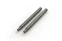 Two ARRMA 4x59.5mm metal shock shafts for RC vehicles, shown side-by-side on a white background.