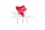 GPM Red Aluminium Rear Center Chassis Brace Mount MAK015RA-R