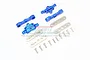 GPM Blue Aluminium Maxx 4S Front & Rear Lower Suspension Arm Tie Bar Set TXMS089FR-B