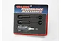Traxxas Big-Bore XX-Long aluminium shock absorbers in retail packaging, including two shocks and a small bottle of shock oil.