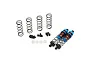 Yeah Racing 1/10 Blue Aluminium Go Big Bore Off Road 80mm Shocks 2Pcs BBG-0080BU