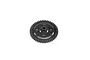 A black steel 48T spur gear for Losi DBXL-E RC vehicles, shown from a top-down angle against a white background.