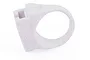 A white 3D-printed plastic FlySky reverse and brake trigger ring accessory on a white background.