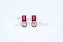 GPM Red Aluminium Replacement Shock Rod Ends 2Pcs MAK135RAA/BE-R