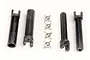 Traxxas Splined Half Shaft Set w/ 4 U Joints 1951