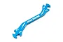 A blue anodized aluminium Yeah Racing multi-size turnbuckle spanner tool with 3.0mm, 4.0mm, 5.0mm, and 5.5mm openings.