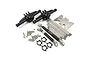 Yeah Racing Black Aluminium Axial SCX10 II Complete Chassis Upgrade Set AXSC-S02