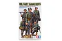 Tamiya 1/35 scale German Mid-WWII Infantry Set model kit box featuring painted illustrations of five soldiers in uniform.