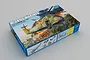 Trumpeter 1/48 scale H-34 US Marines helicopter plastic model kit box showing box art of the aircraft in flight.