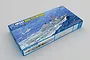 Trumpeter 1/350 scale model kit box for the JMSDF DDG-175 Myoko destroyer, featuring artwork of the ship at sea with a helicopter.