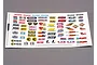 Traxxas Racing Sponsors Decal Sheet 2514