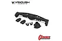 Vanquish Products black aluminium rear axle housing kit for Capra F9 portal axles, including main housing and mounting components.