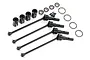 Traxxas Maxx 4S Upgrade WideMaxx Steel CV Assembled Drive Shaft Set w/ Hardware 8996X