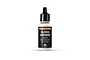 A 17ml bottle of Vallejo Gloss Varnish with a black dropper cap and a black label featuring white text and an orange accent bar.