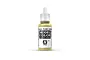 A 17ml bottle of Vallejo Model Color German Yellow acrylic paint with a white dropper cap, centered against a plain white background.