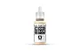 A 17ml bottle of Vallejo Model Color acrylic paint in Pale Sand, featuring a white dropper cap and a label with the product name and code 70.837.