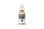 A 17ml bottle of Vallejo Model Color Sunny Skin Tone acrylic paint with a white dropper cap, standing upright against a plain white background.