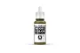 A 17ml bottle of Vallejo Model Color Yellow Green acrylic paint, featuring a white dropper cap and a label with the product name and code 70.881.