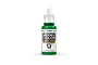 A 17ml bottle of Vallejo Model Color Intermediate Green acrylic paint, showing the brand logo, product name, and color code 70.891 on a white background.