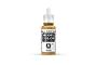 A 17ml bottle of Vallejo Model Color Yellow Ochre acrylic paint, featuring a white dropper cap and a label with the product name and code 70.913.