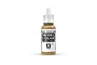 A 17ml bottle of Vallejo Model Color Green Ochre acrylic paint, showing the white cap and label with branding and product number 70.914.