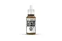 A 17ml bottle of Vallejo Model Color English Uniform acrylic paint, featuring a white dropper cap and a label with the product name and code 70.921.