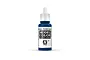 A 17ml bottle of Vallejo Model Color acrylic paint in Blue, SKU 70.925, featuring a white dropper cap and a white label with black text.