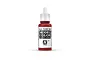 A 17ml bottle of Vallejo Model Color Red acrylic paint, featuring a white dropper cap and a label with the product name and code 70.926.
