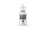 A 17ml bottle of Vallejo Model Color Light Flesh acrylic paint, featuring a white dropper cap and a label with the product name and code 70.928.