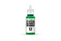 A 17ml bottle of Vallejo Model Color Light Green acrylic paint, featuring a white dropper cap and a label with the product name and code 70.942.