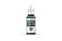 A 17ml bottle of Vallejo Model Color Field Blue acrylic paint, featuring a white dropper cap and a label with the product name and Vallejo branding.