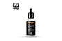 A 17ml bottle of Vallejo Decal Softener with a black dropper cap and a white label featuring black and orange text.
