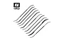A set of ten Vallejo curved metal files arranged diagonally on a white background with the Vallejo logo in the top left corner.