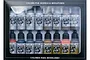 Vallejo Model Air Metallic Effects Colour Acrylic Airbrush Paint Set 16Pcs 71181