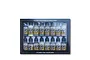 A Vallejo Model Air Allied Forces WWII paint set containing 16 bottles of acrylic airbrush paint in a black display box.