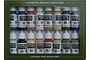 Vallejo Model Colour American Colonial Colour Acrylic Paint Set 16Pcs 70147