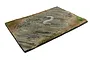 A rectangular diorama base representing a weathered wooden airfield surface with a painted white number 2, surrounded by dirt and small patches of grass.