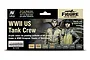 Vallejo Model Air WWII US Tank Crew Colour Acrylic Paint Set 8Pcs 70186