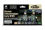 Vallejo Model Air German Fallschirmjäger Early WWII Colour Acrylic Paint Set 8Pcs 70185